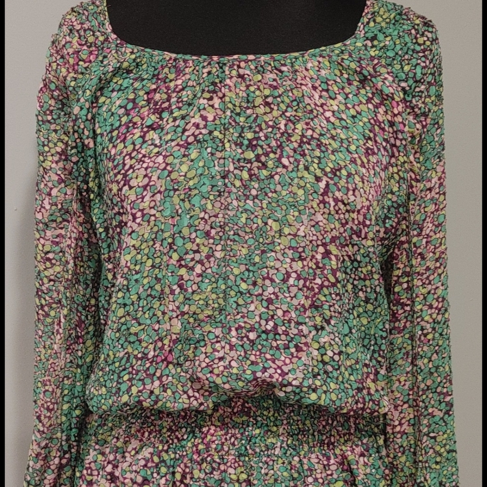 Open arm blouse